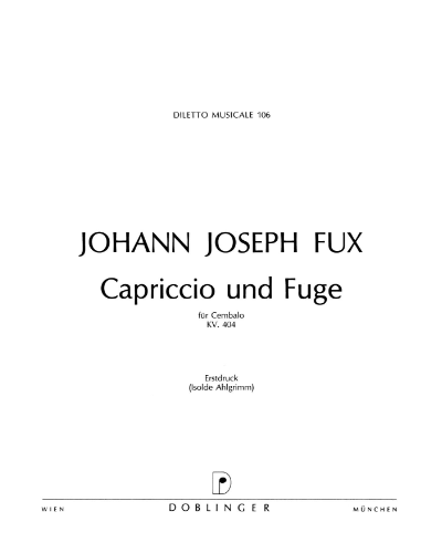 Capriccio and Fugue in G minor — Johann Joseph Fux