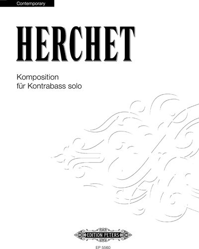 Komposition für Kontrabass solo — Jörg Herchet