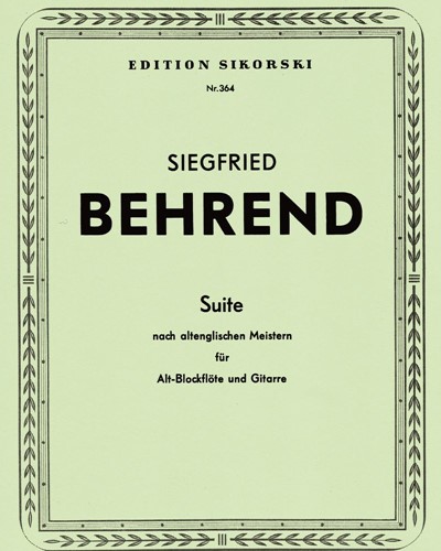 Suite After Old English Masters — Siegfried Behrend