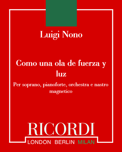 Como una ola de fuerza y luz — 诺诺