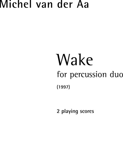 Wake — Michel van der Aa