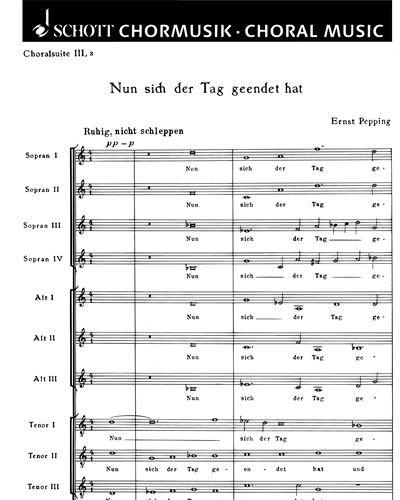 Choralsuite Teil III — Ernst Pepping