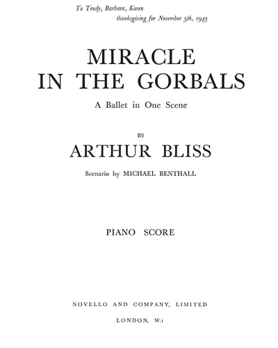 Miracle in the Gorbals — 阿瑟·布利斯