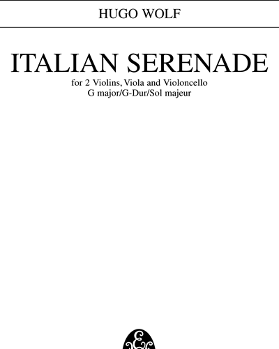 Italian Serenade G major — 胡戈·沃尔夫