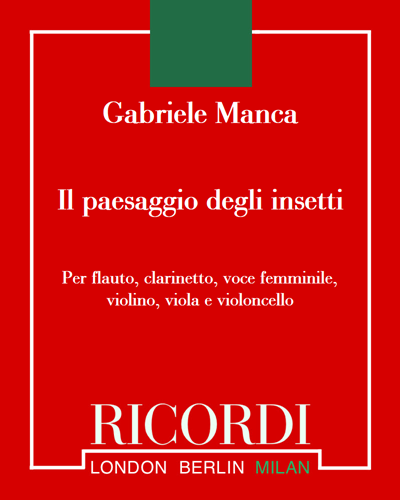 Il paesaggio degli insetti — Gabriele Manca