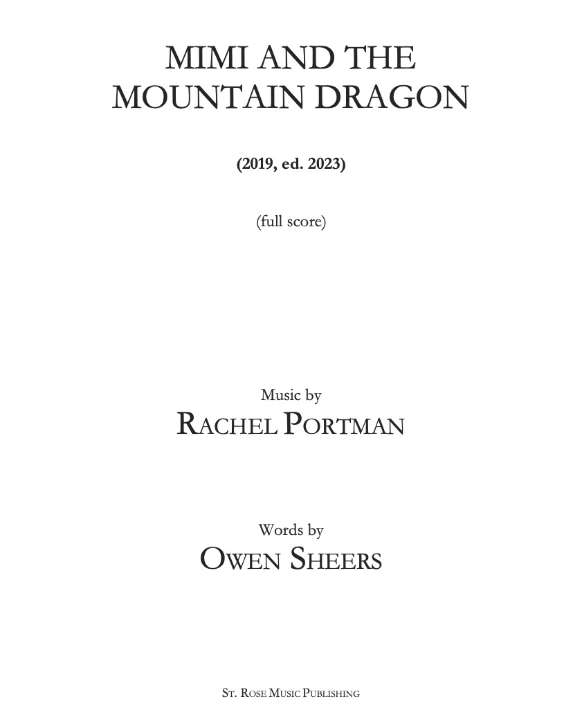 Mimi and the Mountain Dragon — 蕾切尔·波特曼