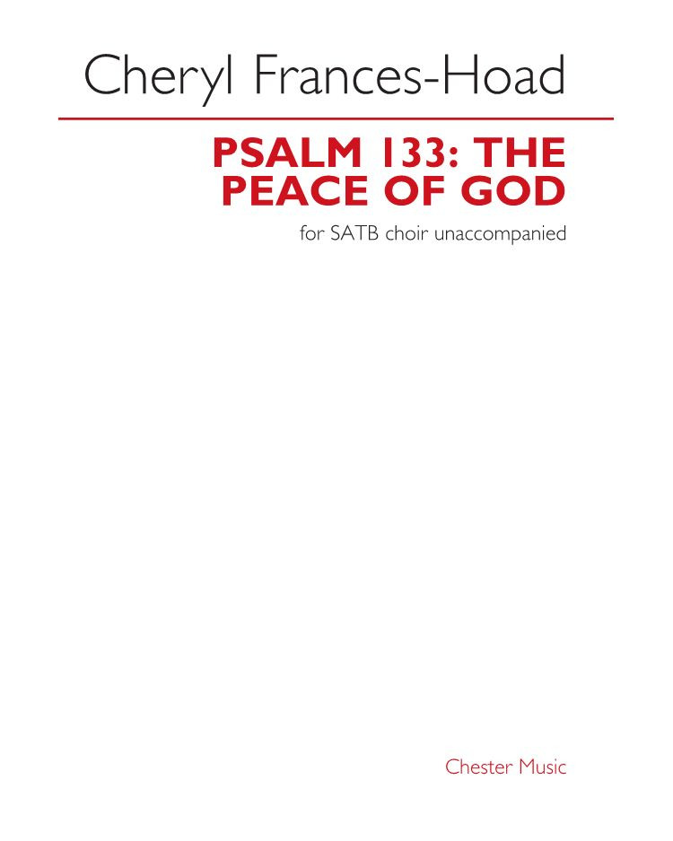 Psalm 133: "The Peace of God" — Cheryl Frances-Hoad