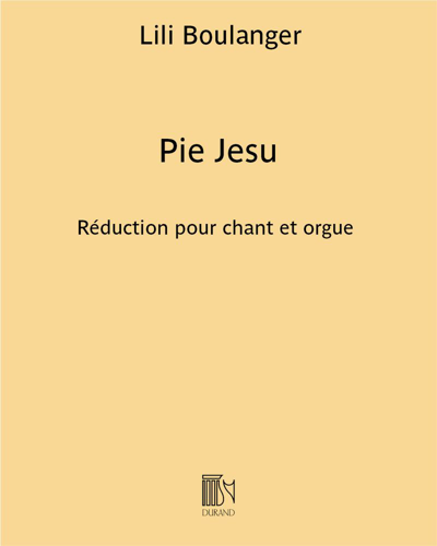 Pie Jesu (Edition A for High Voice) — 莉莉·布朗热