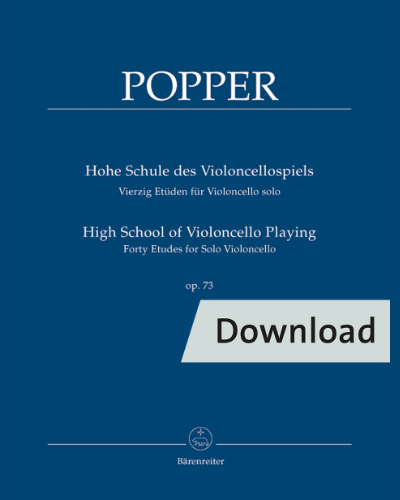 High School of Violoncello Playing op. 73 — David Popper