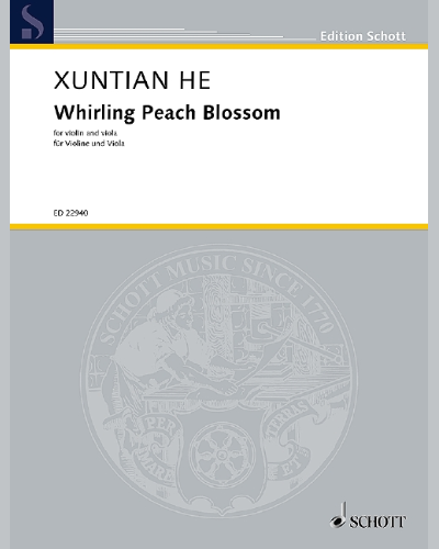 Whirling Peach Blossom — 何训田