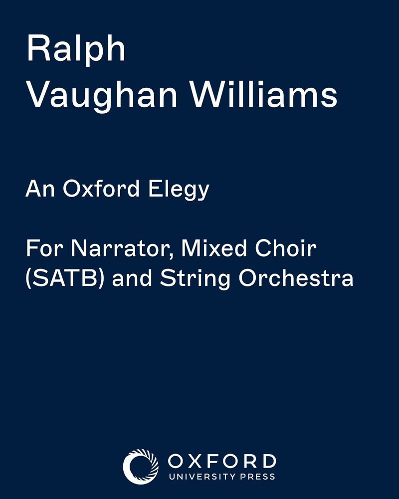 An Oxford Elegy — 沃恩·威廉斯