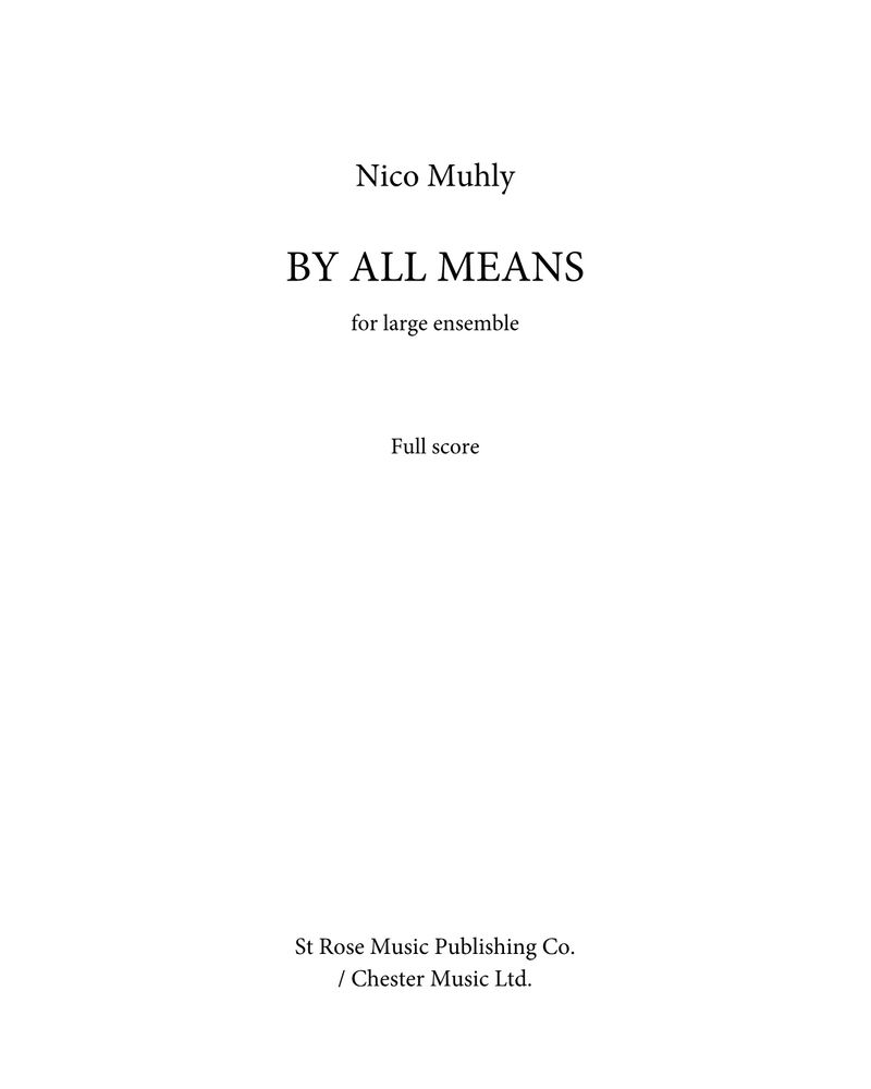 By All Means — 尼科·穆利