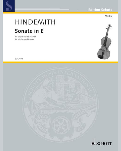 Sonata in E major — Paul Hindemith