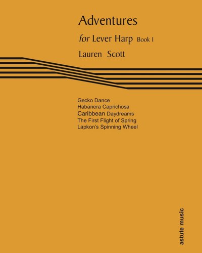 Adventures for Lever Harp, Book 1 — Lauren Scott