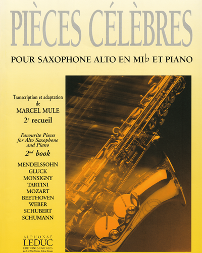 Pièces Célèbres pour Saxophone Alto en Mi b et Piano, Vol. 2 — 合集