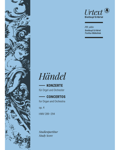 Concertos for Organ and Orchestra, op. 4 — 亨德尔