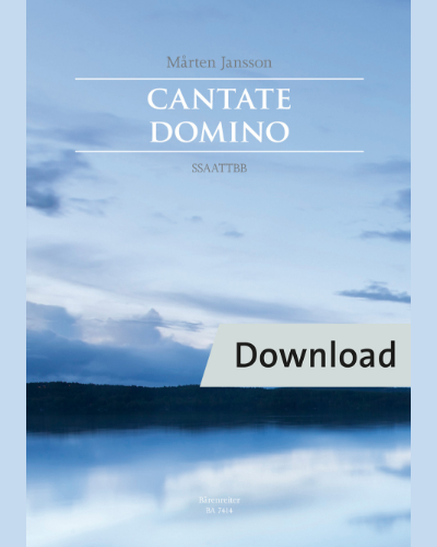 Cantate Domino — Jansson Mårten