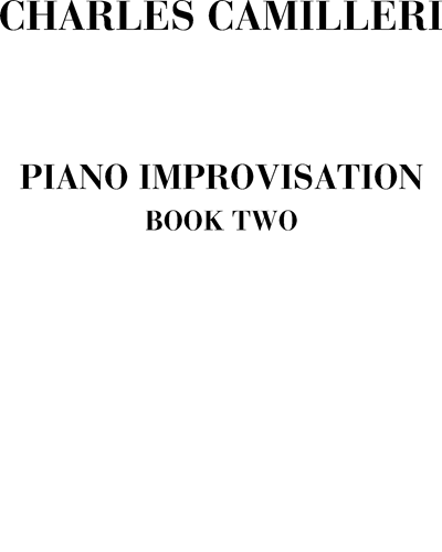 Piano Improvisation (Book Two) — Charles Camilleri