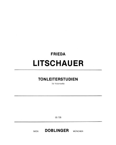Tonleiterstudien — Frieda Litschauer