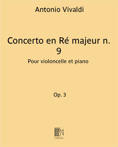 Concerto in D major, op. 3 no. 9 — Antonio Vivaldi