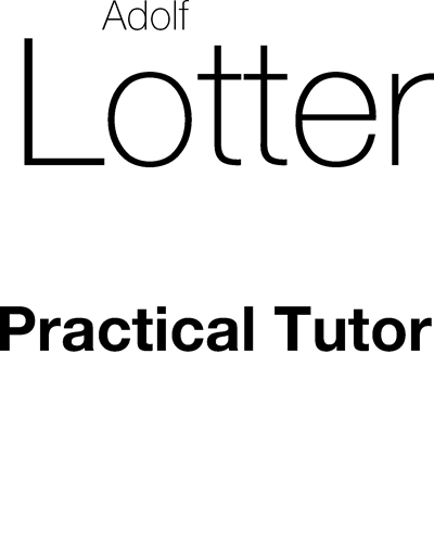 Practical Tutor for Double Bass — Adolf Lotter