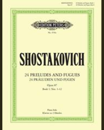24 Preludes & Fugues Op.87 Vol.1 — Dmitri Shostakovich