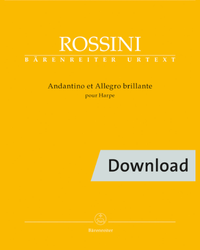 Andantino et Allegro brillante pour Harpe — 罗西尼