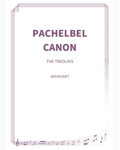 Canon in D — 帕赫贝尔