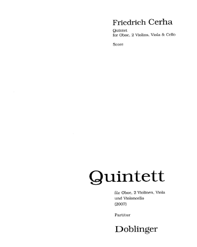 Quintet — Friedrich Cerha