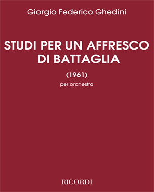 Studi per un affresco di battaglia — Giorgio Federico Ghedini