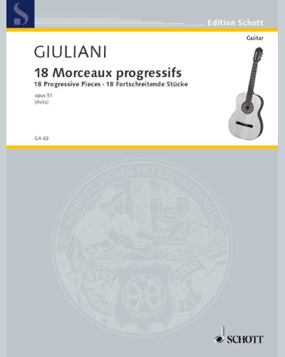 18 progressive Pieces — 毛罗·朱利亚尼