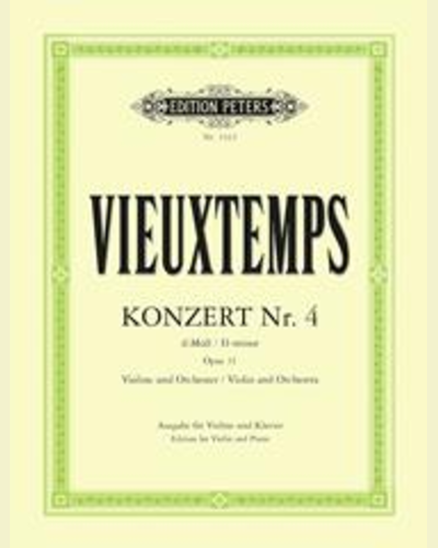 Concerto No. 4 in D minor Op. 31 — 维厄唐