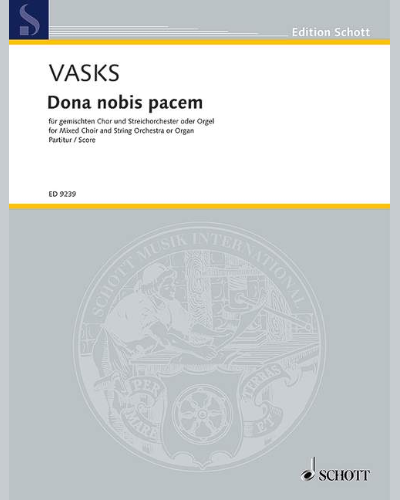 Dona nobis pacem — 瓦斯克斯