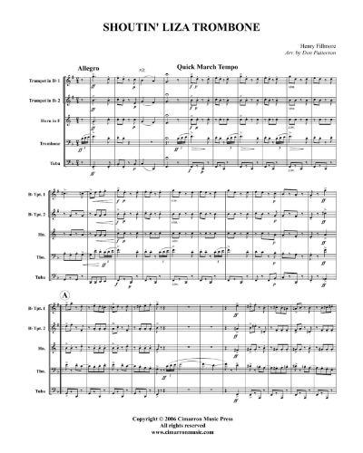 Shoutin' Liza Trombone — Henry Fillmore