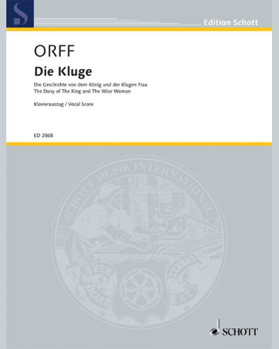 The wise woman — Carl Orff
