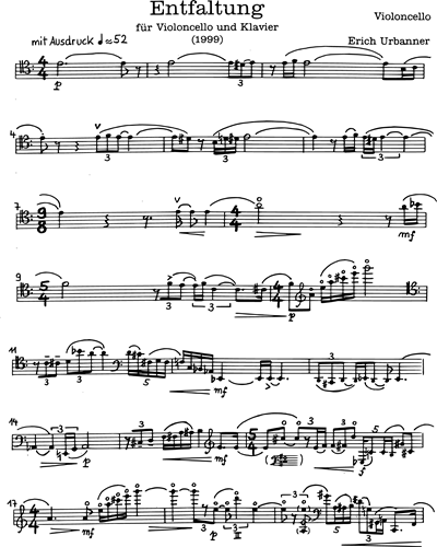 Entfaltung (1999) — Erich Urbanner