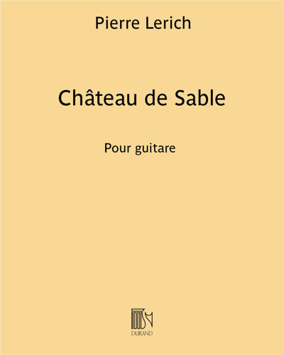 Château de Sable (Extract No. 3 from 'Three Pieces') — Pierre Lerich