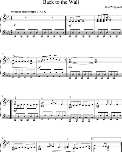 Back to the Wall (from 'Jazzin' About') — Pam Wedgwood