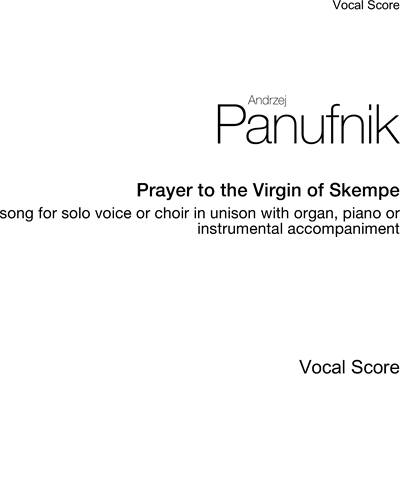 Prayer to the Virgin of Skempe — 安德热·帕努夫尼克