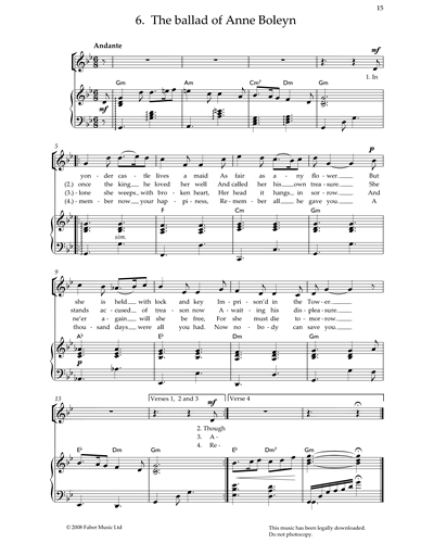 The Ballad Of Anne Boleyn (from 'Footprints') — Lin Marsh