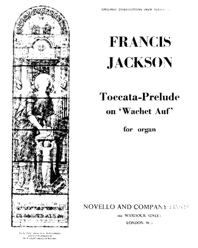Toccata-Prelude on 'Wachet Auf' — Francis Jackson