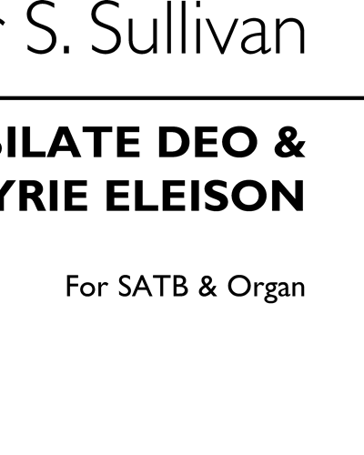 Jubilate Deo & Kyrie Eleison — Arthur Sullivan