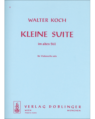 Kleine Suite im alten Stil — Walter Koch