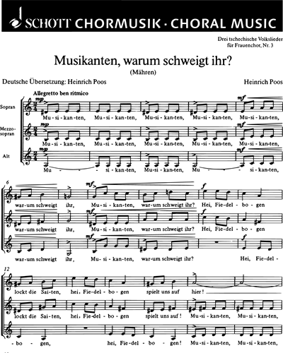 Drei Liebesmadrigale — Heinrich Poos