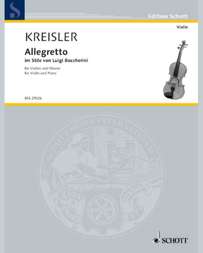 Allegretto in the Style of Luigi Boccherini — 克莱斯勒