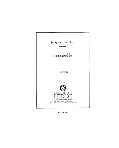 Barcarolle — Jacques Chailley