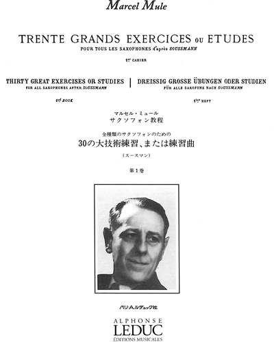 Thirty Grands Exercices Ou Etudes, Vol. 1 — Marcel Mule