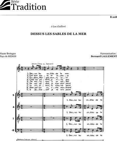 Dessus les sables de la mer — Bernard Lallement