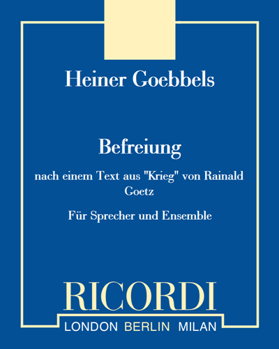 Befreiung — Heiner Goebbels