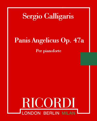 Panis Angelicus, op. 47a — Sergio Calligaris